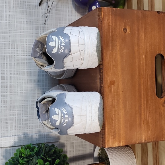 Adidas, Rare "rod laver" Classic, pillow, White Gray - Picture 3 of 6